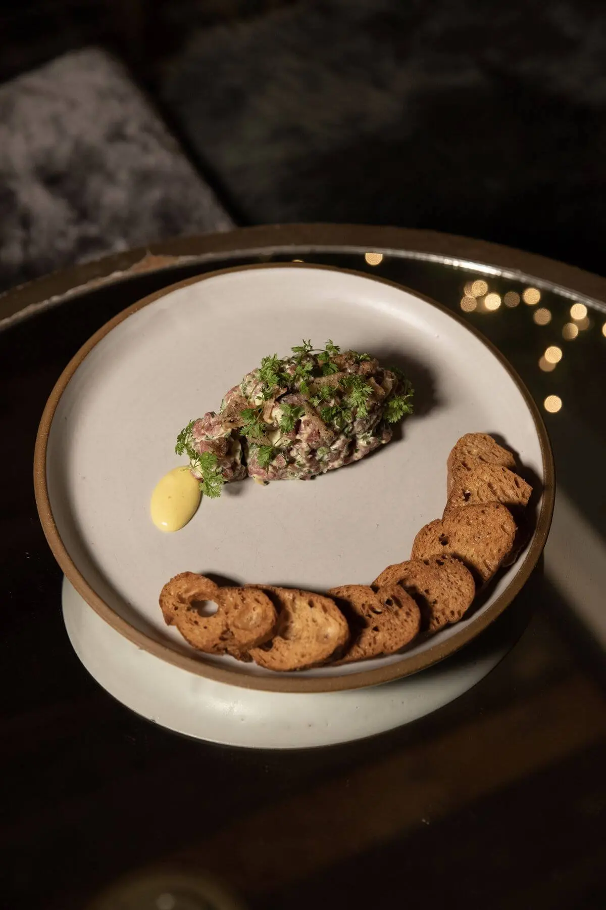 Signature plated dish